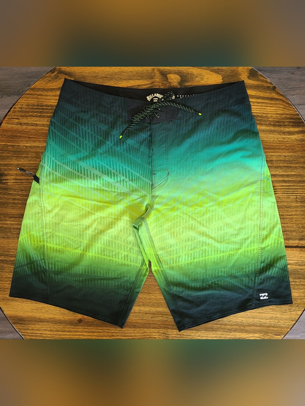 Billabong Men’s Green Ombre Boardshorts